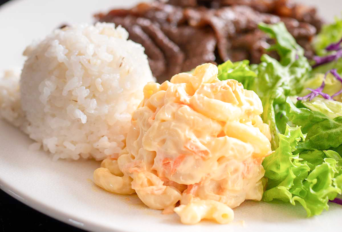マカロニサラダ ハワイプレートランチ風